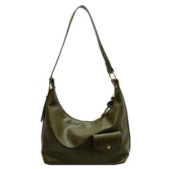 Large Capacity Tote Handbag Soft Faux Leather Sling Bag For Women