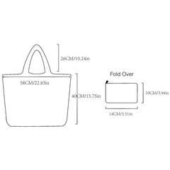 Camouflage Shoulder Bag Foldable Shopper Bag
