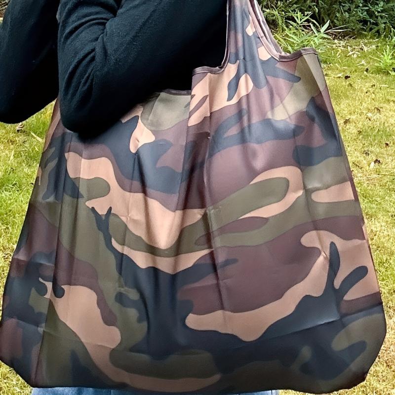 Camouflage Shoulder Bag Foldable Shopper Bag