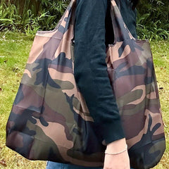 Camouflage Shoulder Bag Foldable Shopper Bag