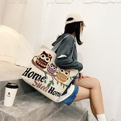 Animal Pattern Tote Shoulder Bag Large capacity Sling Bag
