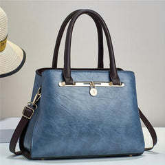 Vintage Large Capacity Tote Bag Layer Handbag Women's Top Handle Satchel Purse