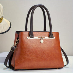 Vintage Large Capacity Tote Bag Layer Handbag Women's Top Handle Satchel Purse