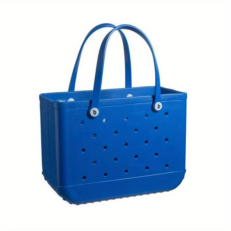Waterproof Rubber Beach Bag Portable Handbag For Outdoor Sports Travel