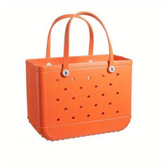 Waterproof Rubber Beach Bag Portable Handbag For Outdoor Sports Travel