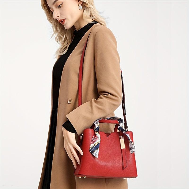 Vintage Top Handle Satchel Tote Crossbody Bag