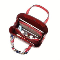 Vintage Top Handle Satchel Tote Crossbody Bag