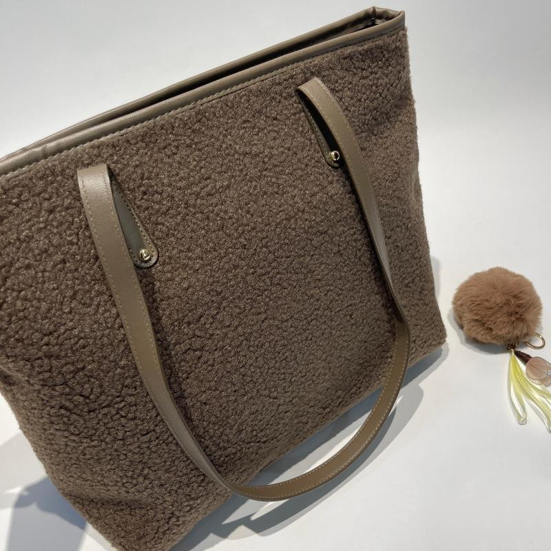 Classic Plush Tote Bag for Work