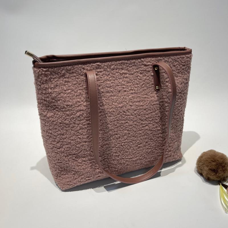 Classic Plush Tote Bag for Work