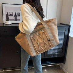 Minimalist Storage Bag All Match Tote Satchel Bag