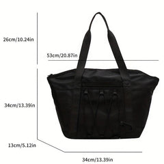 Minimalist Storage Bag All Match Tote Satchel Bag