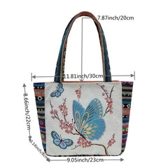 Women's Pattern Satchel Bag Versatile Handbag Lightweight Portable Bag