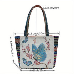 Women's Pattern Satchel Bag Versatile Handbag Lightweight Portable Bag