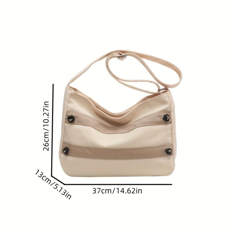 Large Canvas Hobo Tote Bag Lightweight Shoulder Bag