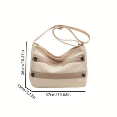 Large Canvas Hobo Tote Bag Lightweight Shoulder Bag