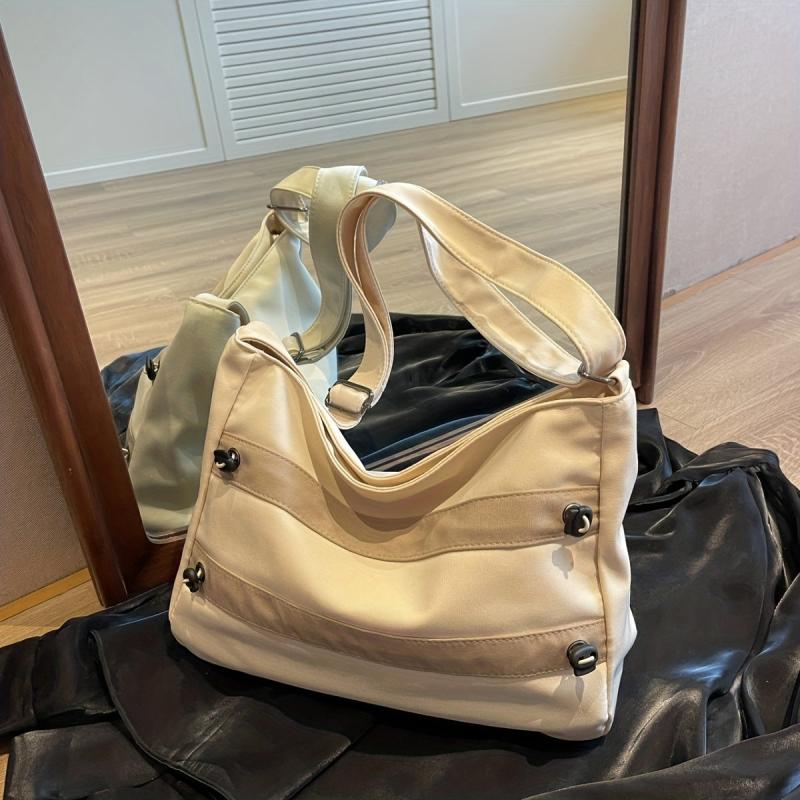 Large Canvas Hobo Tote Bag Lightweight Shoulder Bag