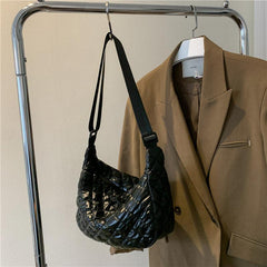 Quilted Crossbody Bag Retro Shoulder Handbag