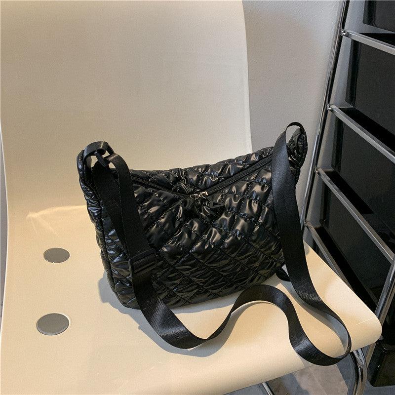 Quilted Crossbody Bag Retro Shoulder Handbag
