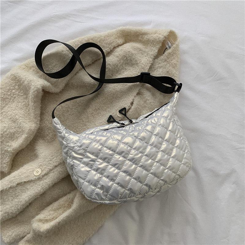 Quilted Crossbody Bag Retro Shoulder Handbag