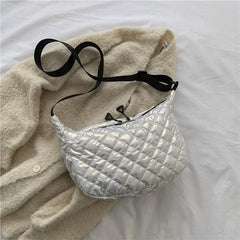 Quilted Crossbody Bag Retro Shoulder Handbag