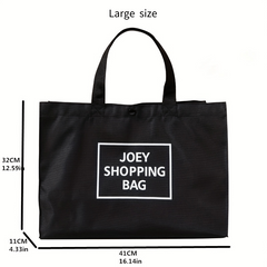Letter Pattern Shoulder Bag Storage Bag Women's Shopper Bag