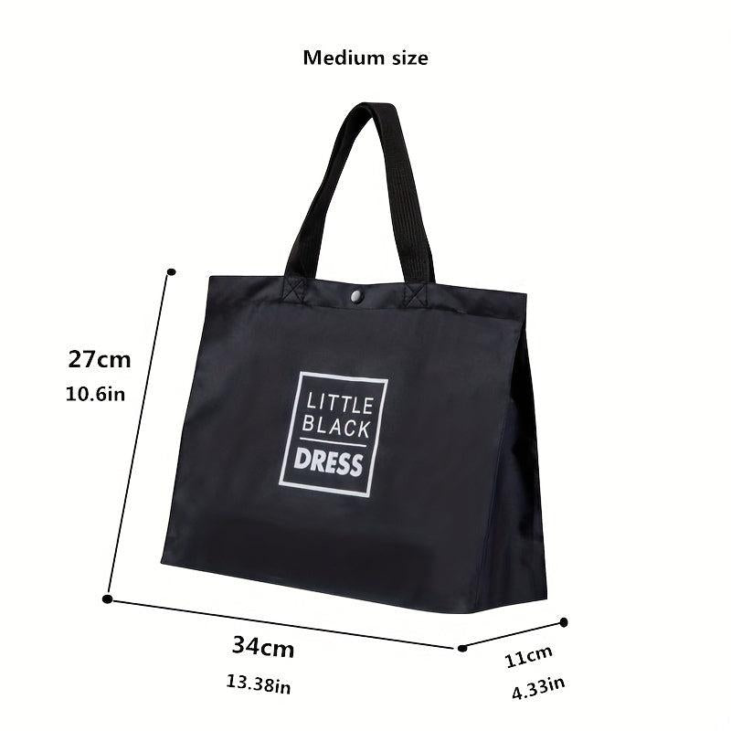 Letter Pattern Shoulder Bag Storage Bag Women's Shopper Bag
