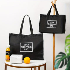 Letter Pattern Shoulder Bag Storage Bag Women's Shopper Bag