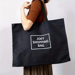 Letter Pattern Shoulder Bag Storage Bag Women's Shopper Bag