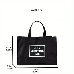 Letter Pattern Shoulder Bag Storage Bag Women's Shopper Bag