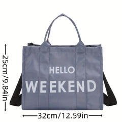 Pattern Tote Bag Large Capacity Women's Shoulder Bag