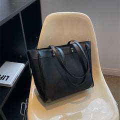 Large Capacity Nylon Tote Bag Colorblock Shoulder Bag