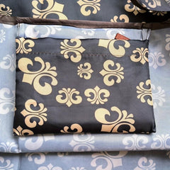 Vintage Pattern Shopping Bag Large Capacity Shoulder Bag
