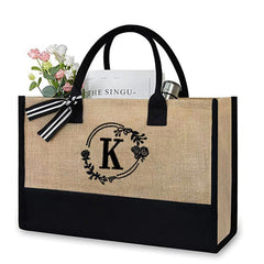 Large Capacity Letter Print Satchel Bag for Work