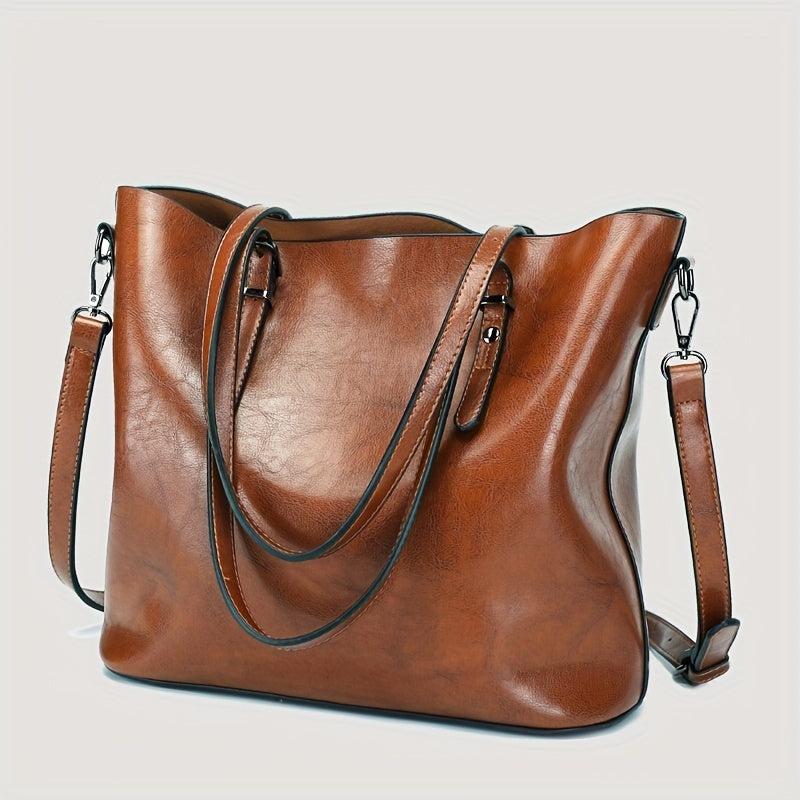 Women Handbags Tote Bag Soft Leather Large Capacity Casual Shoulder Work Bag