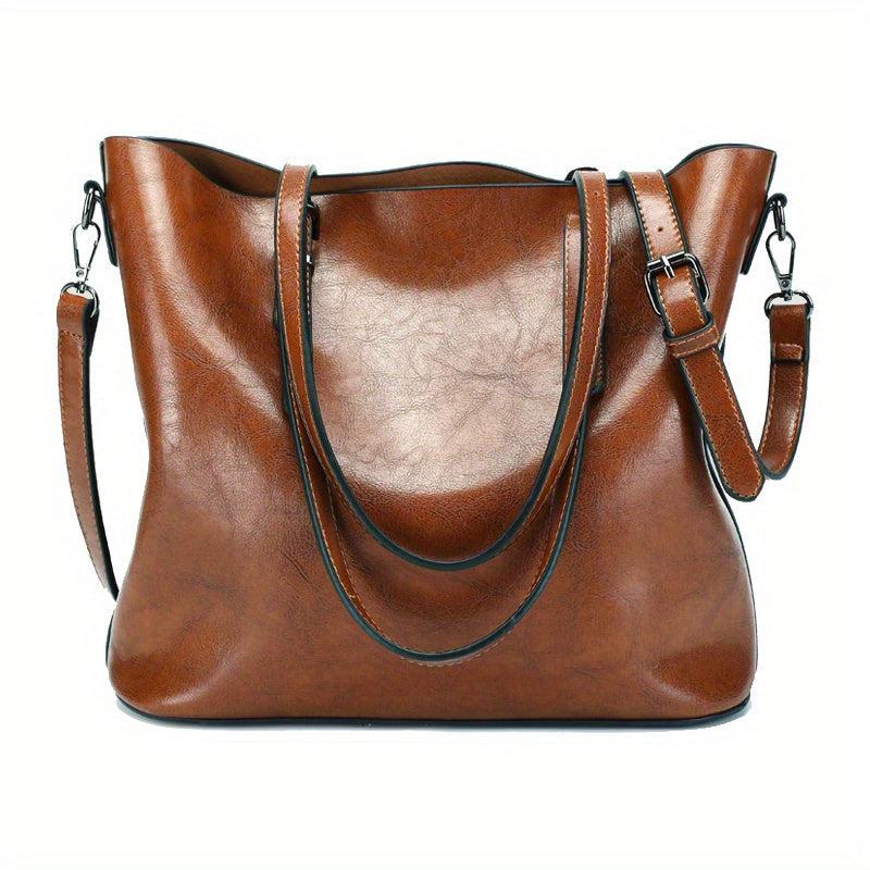 Women Handbags Tote Bag Soft Leather Large Capacity Casual Shoulder Work Bag