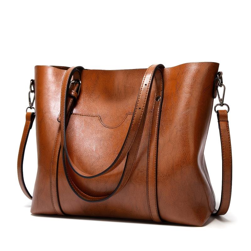 Vintage Tote Bag Large Capacity Shoulder Bag