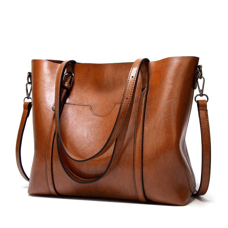 Vintage Tote Bag Large Capacity Shoulder Bag