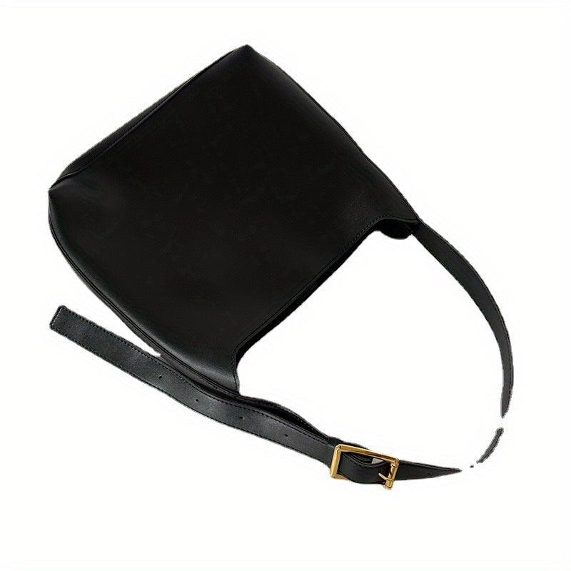 Solid Crossbody Bag Minimalist Design for Work