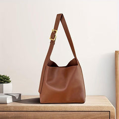 Solid Crossbody Bag Minimalist Design for Work