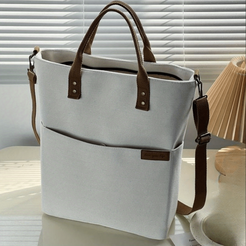 Large Capacity Crossbody Bag Portable Literary Storage Bag