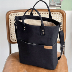 Large Capacity Crossbody Bag Portable Literary Storage Bag