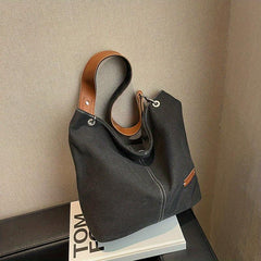 Stylish Canvas Tote Bag for Women - Large Capacity Handbag for Work & Shopping
