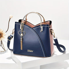 Colorblock Satchel Bag Tote Bag Women's Shoulder Bag
