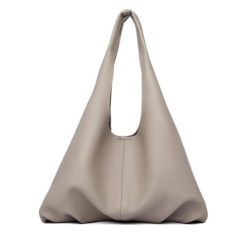 Solid Tote Bag Large Handbag for Work & Shopping