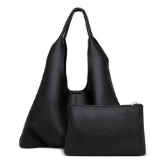 Solid Tote Bag Large Handbag for Work & Shopping