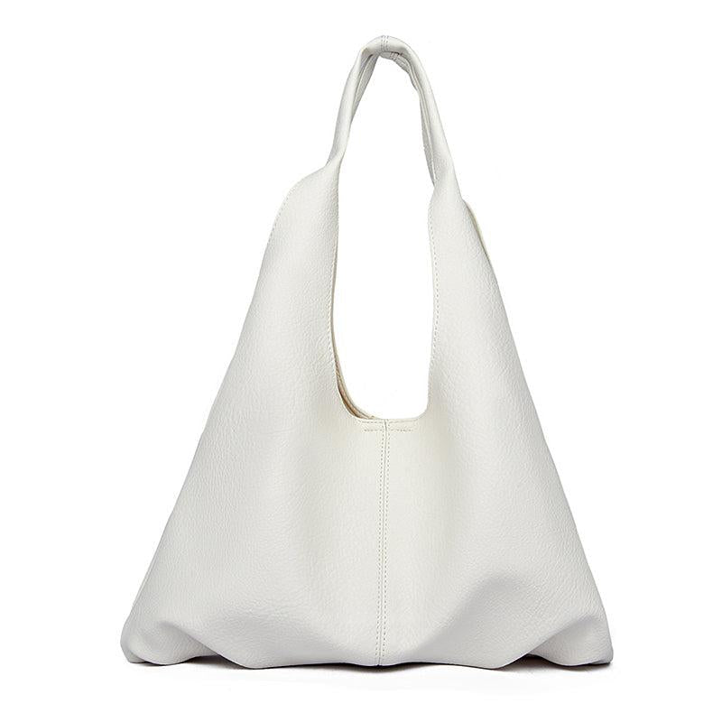 Solid Tote Bag Large Handbag for Work & Shopping
