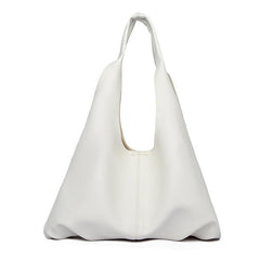 Solid Tote Bag Large Handbag for Work & Shopping