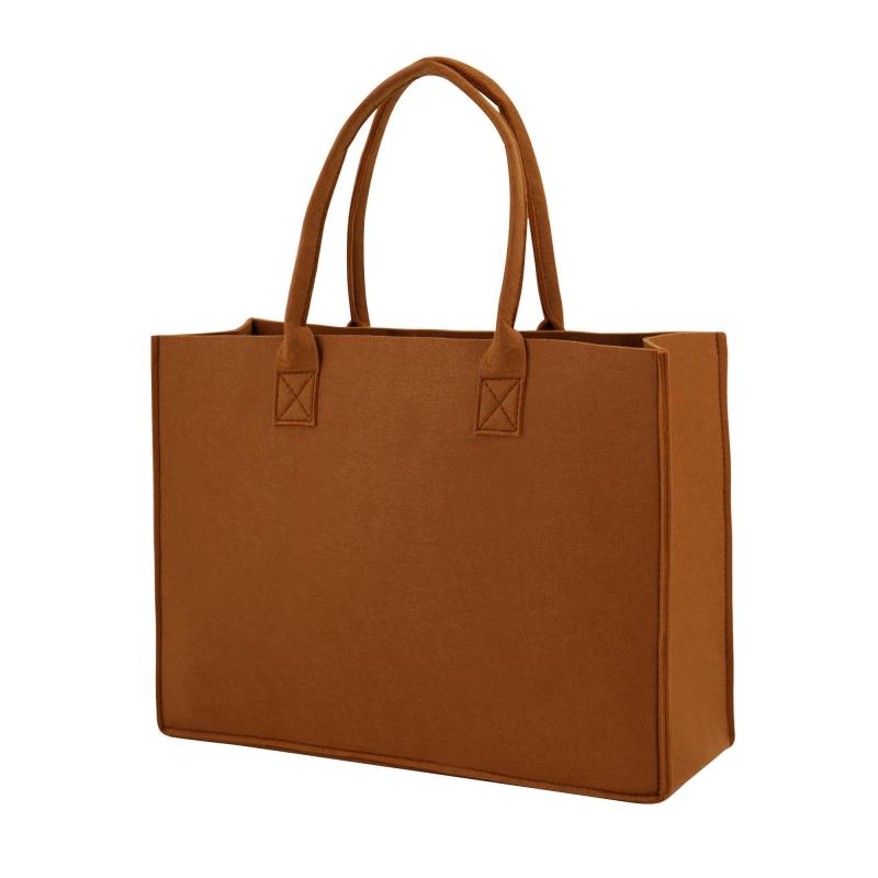 Large Capacity Felt Satchel Bag for Work