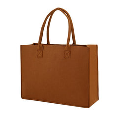 Large Capacity Felt Satchel Bag for Work