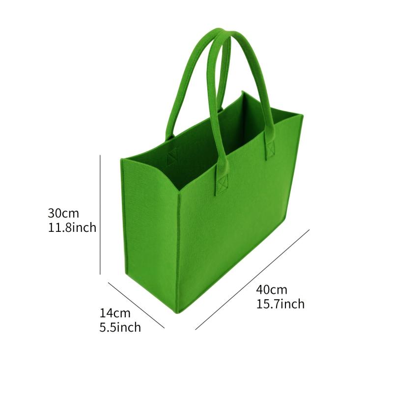Large Capacity Felt Satchel Bag for Work